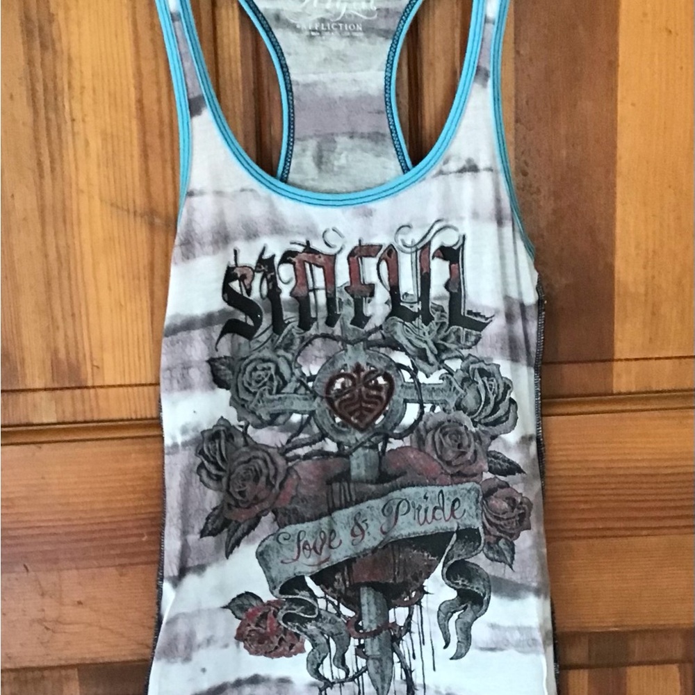Sinful by Affliction tank.